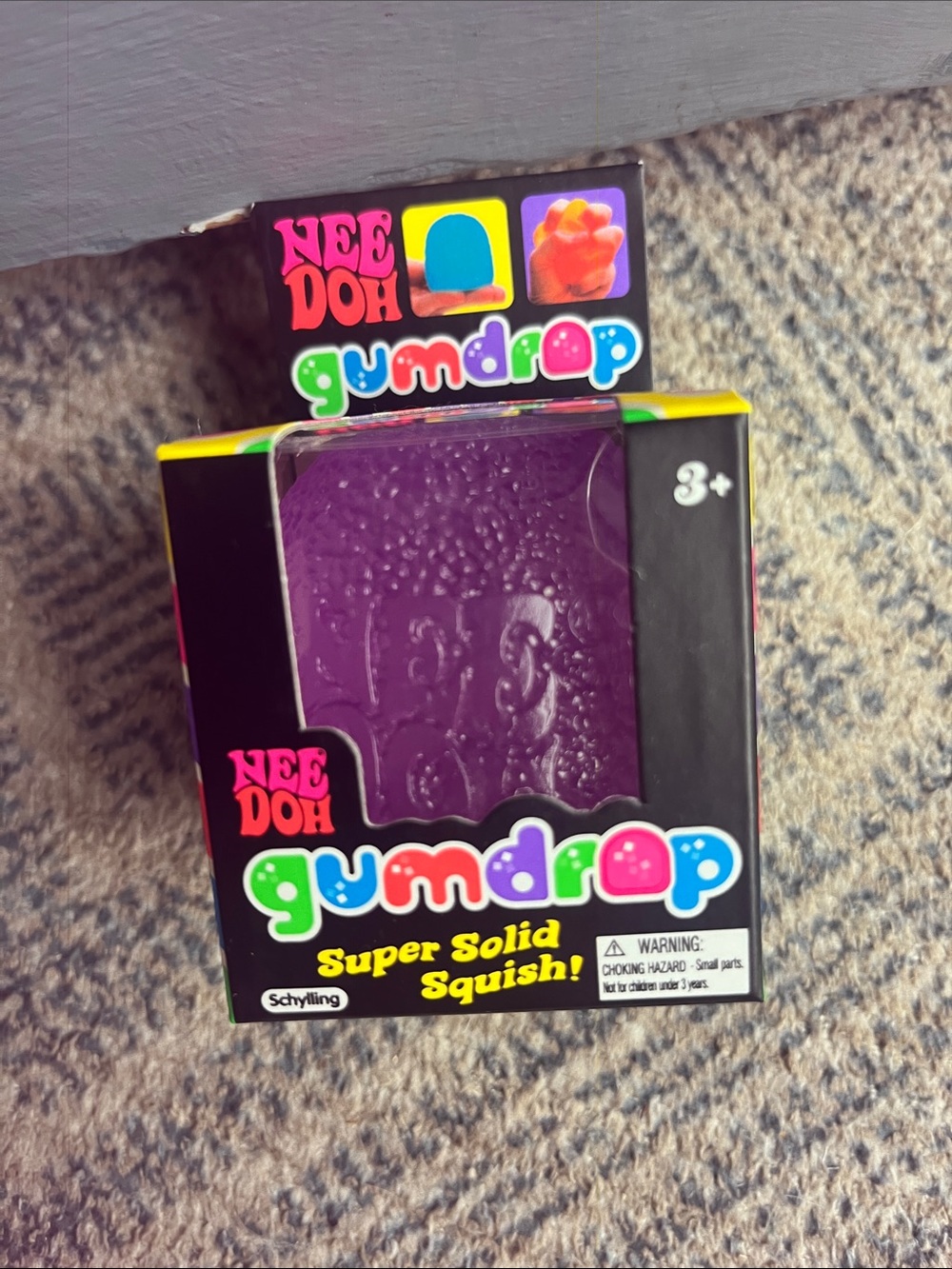 Needoh Gumdrop Super Solid Squish - Purple